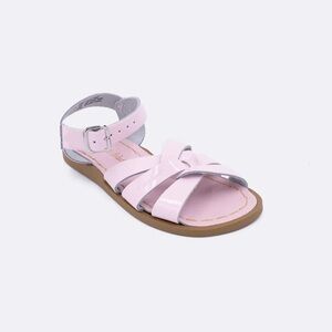 Salt Water Original Pink Leather Sandals Kids Size 12